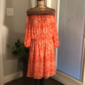 New York & Company tangerine 🍊 Dress